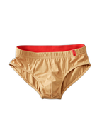 4 Pack Men's Solid Color Cotton Low-Rise Seamless Comfort Briefs