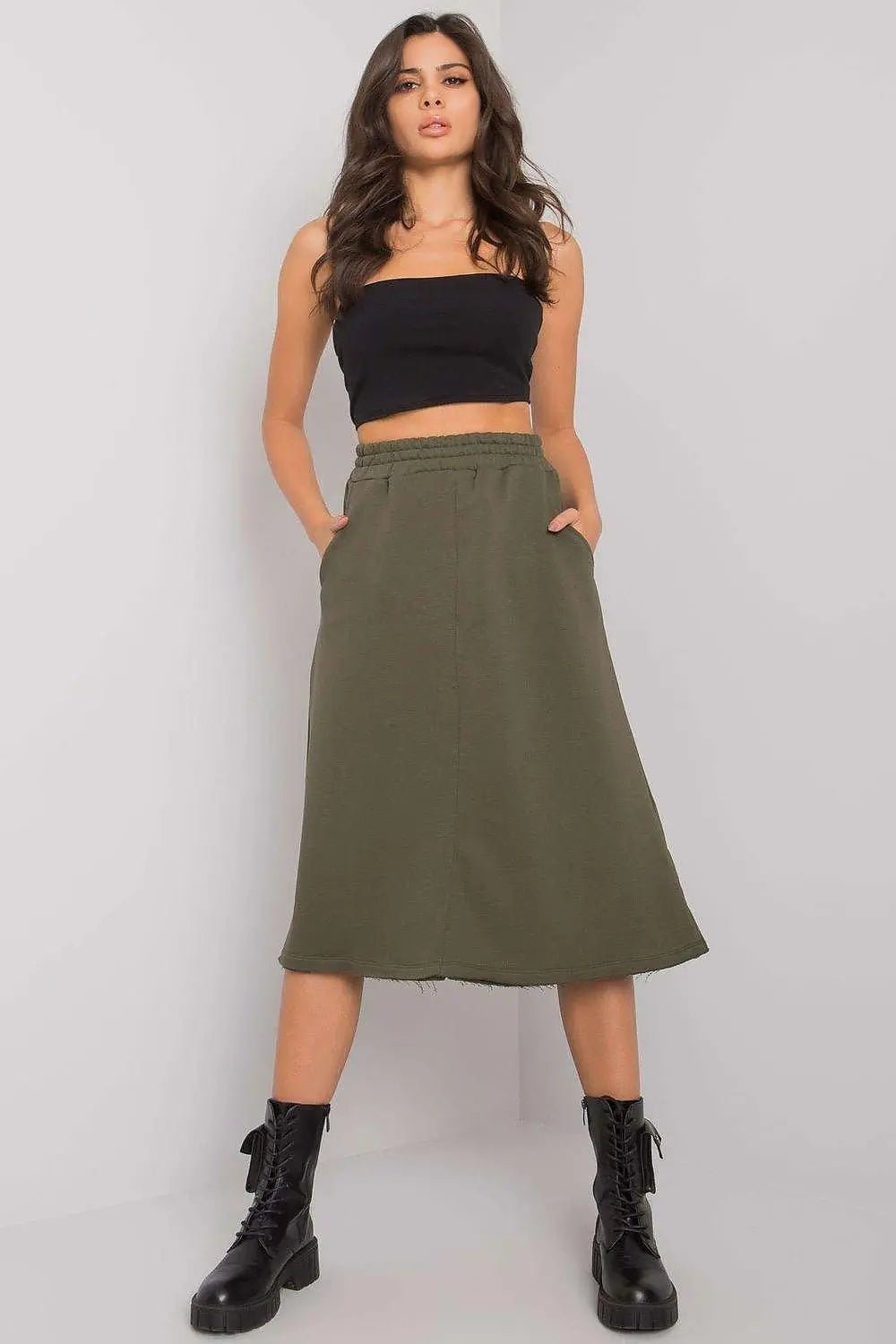 BFG flared cut tracksuit skirt