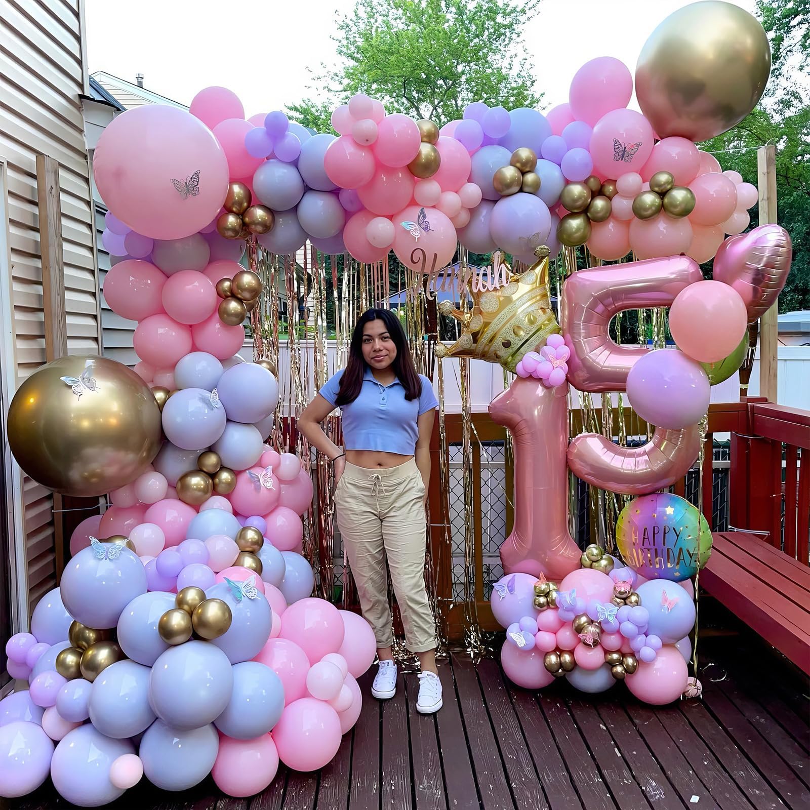 Biapian Pastel Pink 40-Inch Number 6 Balloon – Foil Balloons for Girls