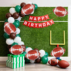 Biapian 26 Inch Football Balloons Set – 6 Large Foil Balloons for Parties