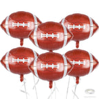 Biapian 26 Inch Football Balloons Set – 6 Large Foil Balloons for Parties