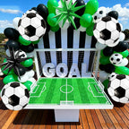 Biapian Soccer Balloons - 6-Piece 22" Foil Balloons for Soccer Theme Parties