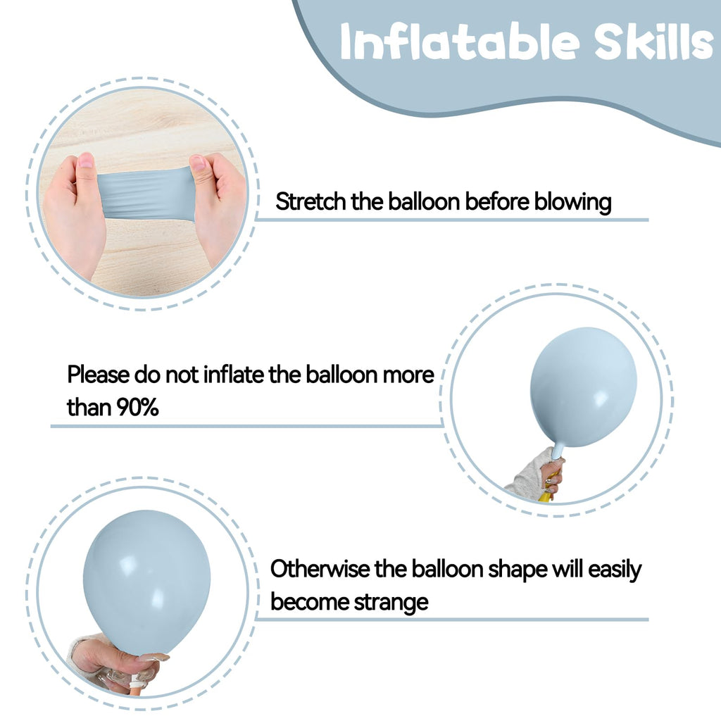 Biapian Pastel Retro Balloons 12in – 6 Color Set for Birthday, Wedding & More