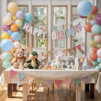 Biapian Pastel Retro Balloons 12in – 6 Color Set for Birthday, Wedding & More
