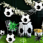 Biapian Soccer Balloons - 6-Piece 22" Foil Balloons for Soccer Theme Parties