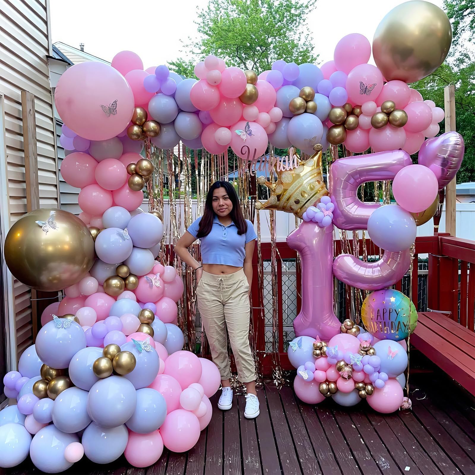 Biapian Pastel Pink 40-Inch Number 2 Balloon — Pearl Foil Balloons for Girls’ 2nd Birthday & Baby Shower