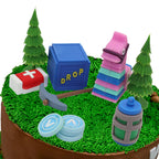 BiBo Game Cake Topper Set – Game Theme Party Cupcake Decorations & DIY Cake Decor