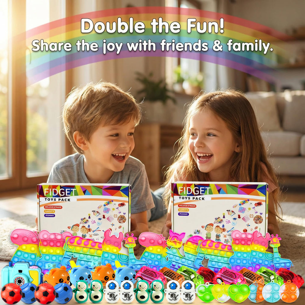 BicMan 2000pcs Bulk Party Favors & Fidget Toys Pack | Classroom Prizes, Party Bags & Gift Giveaways
