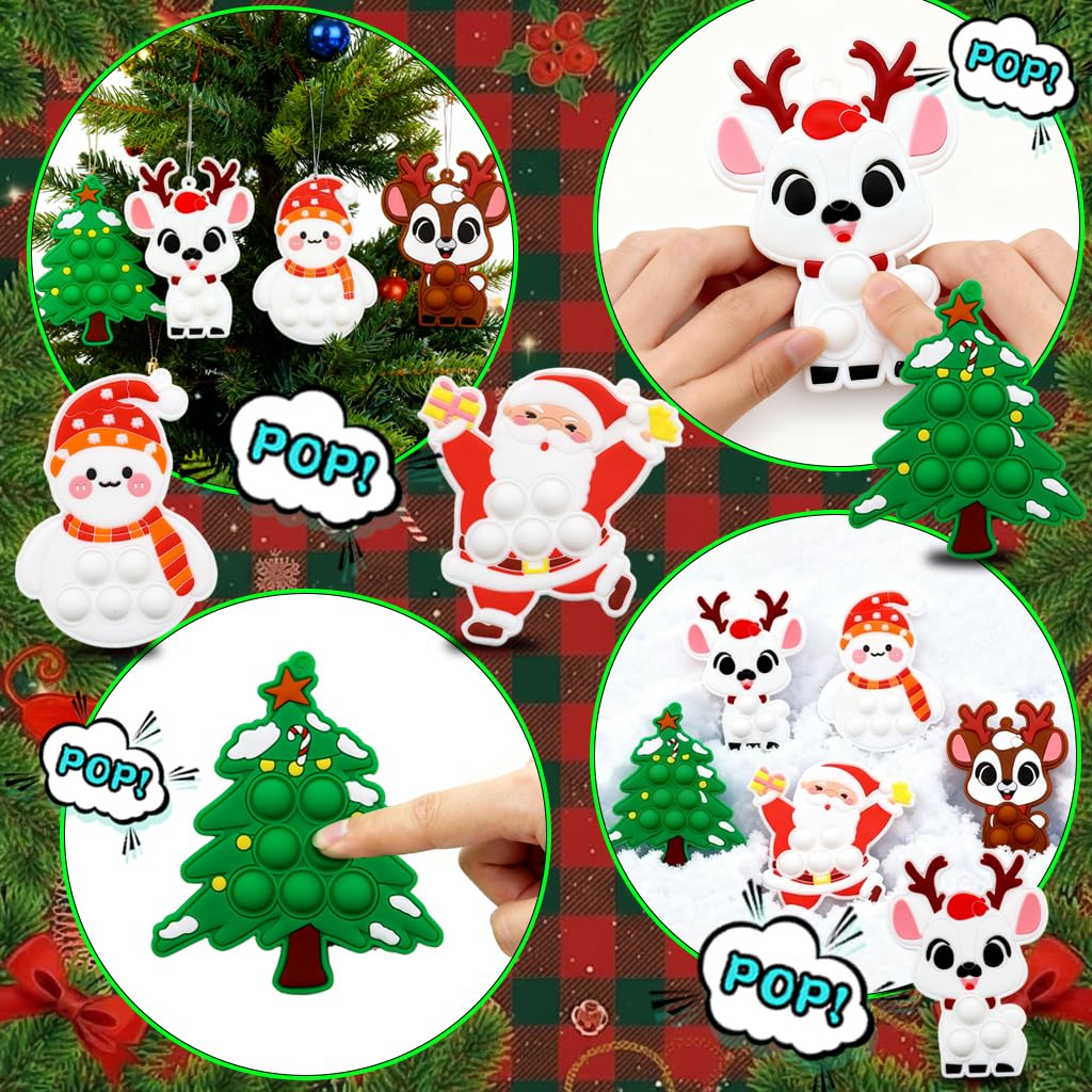 BicMan 801PCS Christmas Party Favors for Kids – Treasure Box Prizes, Fidget Keychains & Classroom Rewards Bulk Pack