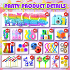 BicMan 1000pcs Party Favors & Fidget Toy Pack for Kids — Gifts, Classroom Prizes
