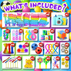 BicMan 1000pcs Party Favors & Fidget Toys Pack — Kids Gifts, Classroom Prizes, Pinata Fillers