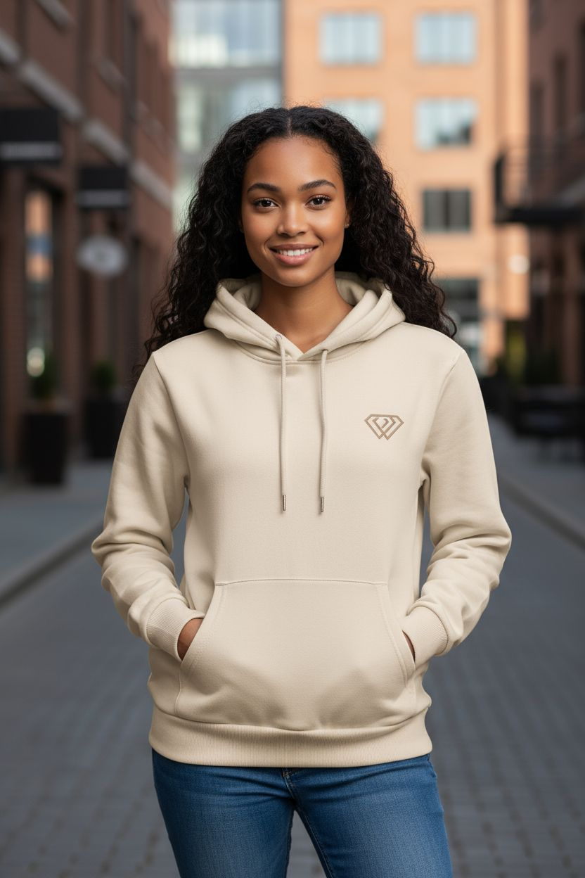 Women's 100% Cotton Minimal Hoodie