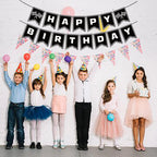 BIEUFBJI Race Car Birthday Banner – Checkered Party Decor for Boys