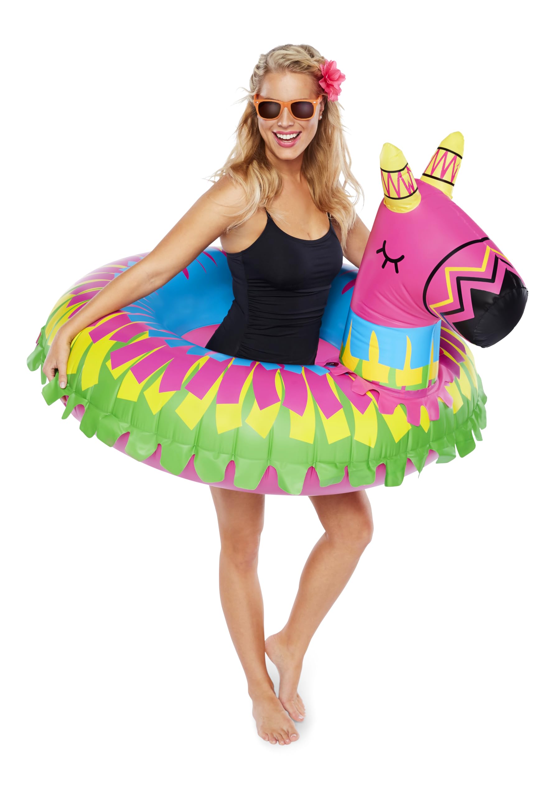 BigMouth Giant Donkey Pinata Pool Float – Large Inflatable Swim Ring for Parties