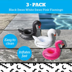 BigMouth Inc Inflatable Swan Drink Holder – Floating Cup Holder for Pool & Hot Tub