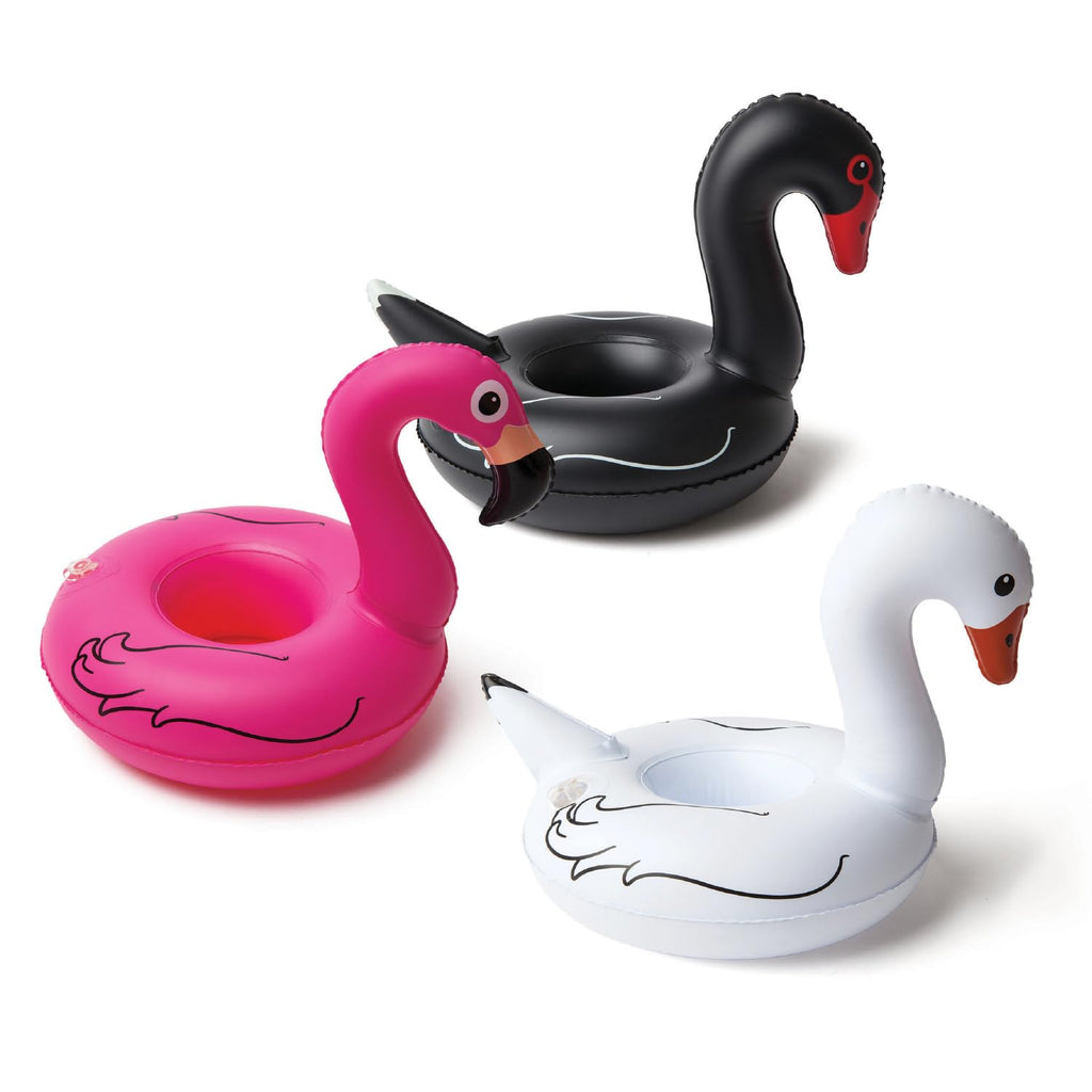 BigMouth Inc Inflatable Swan Drink Holder – Floating Cup Holder for Pool & Hot Tub