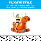 BigMouth Inc Giant Bull Rocker Pool Float – Inflatable Summer Party Water Toy