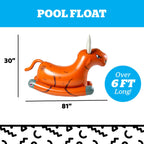 BigMouth Inc Giant Bull Rocker Pool Float – Inflatable Summer Party Water Toy
