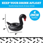 BigMouth Inc Inflatable Swan Drink Holder – Floating Cup Holder for Pool & Hot Tub