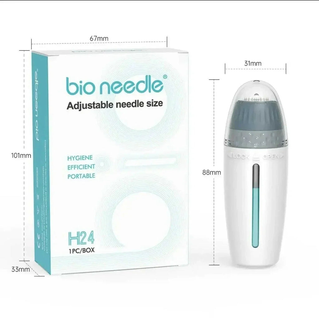 Ammuri Adjustable Derma Roller – 6-in-1 Microneedle Skin Tool for Face, Hair & Body