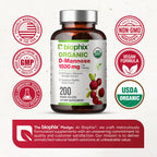 Biophix D-Mannose 1500 mg – 200 Veggie Caps | USDA Organic, Non-GMO, Vegan-Friendly