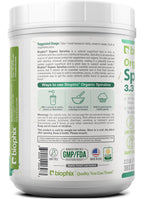 Biophix Organic Spirulina Powder - 2.2 Lbs, 100% Pure, Vegan, Non-GMO, USDA Certified