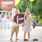 Birchio Football Pinata Bundle with Blindfold & Bat – 16x10x4 Inches | Party Pinata for Boys