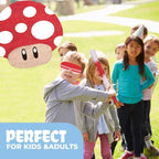 Birchio Mushroom Pinatas Bundle with Blindfold & Bat — Party Decor (16.5 x 12 x 3.5 in)