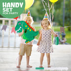 Birchio Dinosaur Pinata Bundle with Blindfold & Bat – 17x13x4 Inches | Party Decorations