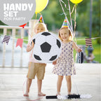 Birchio Soccer Pinata Bundle — 13x13 Pinata with Blindfold & Bat for Parties