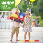 Birchio 3D Train Pinata Bundle – Blindfold & Bat Included | 16x10.6x6.7 in