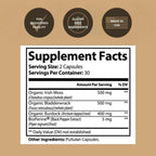 Organic Sea Moss Capsules – 92 Minerals | Vegan Immune & Thyroid Support