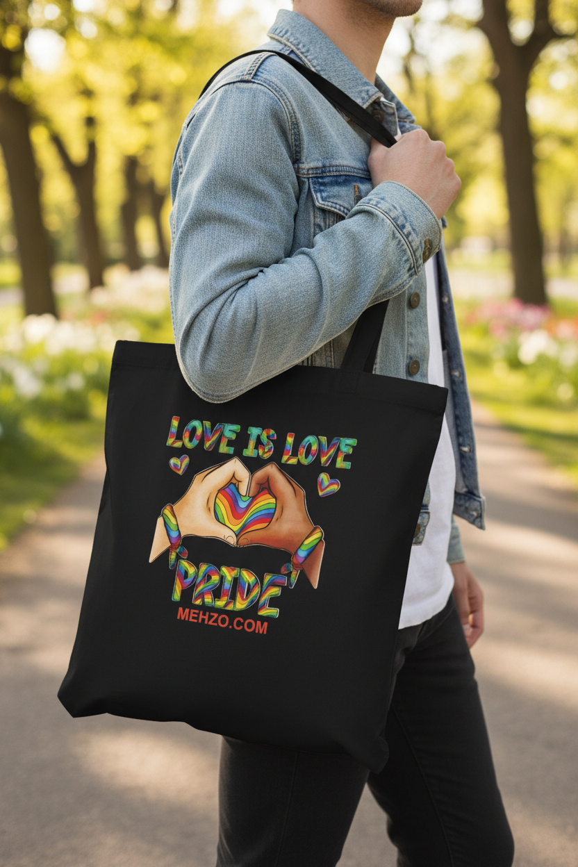 MEHZO LOVE IS LOVE Premium Tote Bag