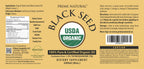 Prime Natural Organic Black Seed Oil 8oz — Cold Pressed, 1.7% Thymoquinone | USDA Organic, Turkish Nigella Sativa