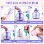 BlivEclat Balloon Animals Kit with Pump – DIY Sticky Balloons Maker for Kids