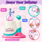 BlivEclat Balloon Animals Kit with Pump – DIY Sticky Balloons Maker for Kids