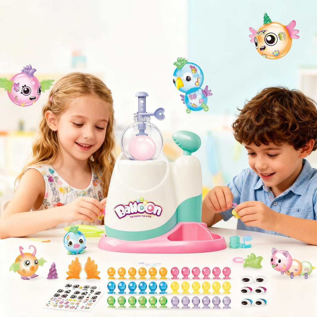 BlivEclat Balloon Animals Kit with Pump – DIY Sticky Balloons Maker for Kids