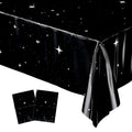 Blue Orchards Space Party Tablecovers (2-Pack) – 108 x 54 Galaxy Tablecloths