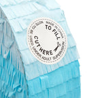 BLUE PANDA Ombre Blue Number 3 Pull String Pinata – Ocean-Themed Birthday Decor, 16.5 x 11.5 in