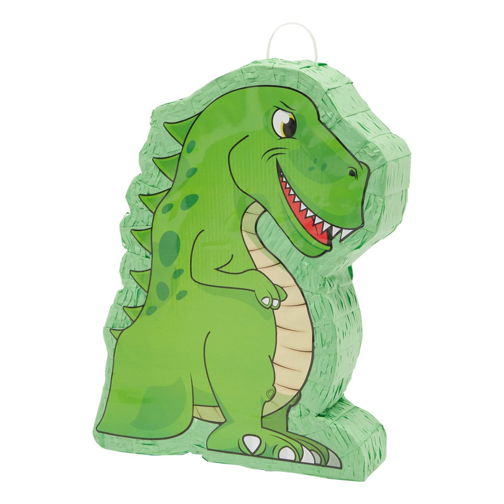 Blue Panda Dinosaur Pinata – Green, Small (12 x 15.5 x 3 in) | Boys Birthday Party Supplies