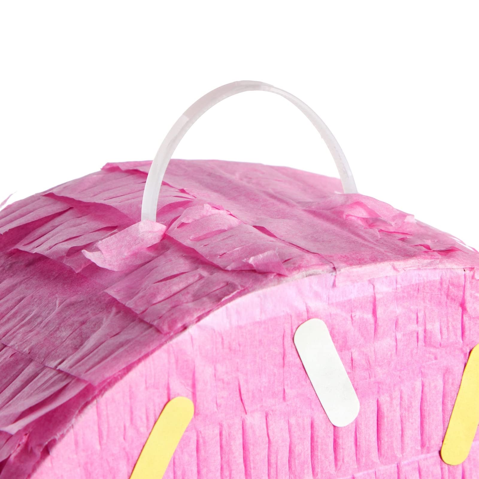 BLUE PANDA Ice Cream Pinata – Birthday Party Decoration & Favors (Small, 16.4 x 7.6 x 2.9 in, Pink/Blue/Yellow)