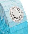 BLUE PANDA Pull String Pinata Number 5 – Ombre Blue, 16.5 x 11.6 in – 5th Birthday Decor