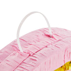 Blue Panda Pull String Rainbow Pinata – Small 16.5 x 10 x 3 in Pastel | Mini Rainbow Birthday Decor