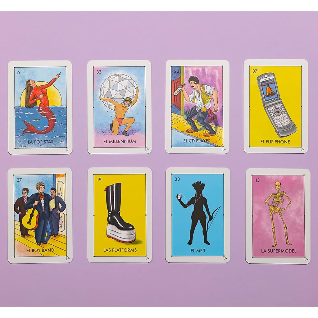 Millennial Lotería: Y2K Edition – Parody Mexican Bingo Party Game by Blue Star Press (2-10 Players)