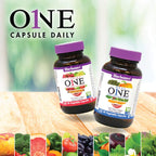 Bluebonnet Nutrition Men’s One Vegetable Capsule – Whole Food Multivitamin (90 Count) | Organic, K2, Non-GMO