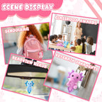 Blueweenly 24 Pcs Axolotl Plush Keychains – 4 Inch Kawaii Axolotl Toys for Kids, Party Favors & Classroom Rewards