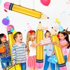 Blueweenly 12-Pack Giant Inflatable Pencil Balloons – 27-Inch Back-to-School Classroom Decor