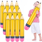 Blueweenly 12-Pack Giant Inflatable Pencil Balloons – 27-Inch Back-to-School Classroom Decor