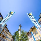 Blulu Oktoberfest Decorations – Bavarian Banner Set for German Beer Festival & Front Door Welcome Flags