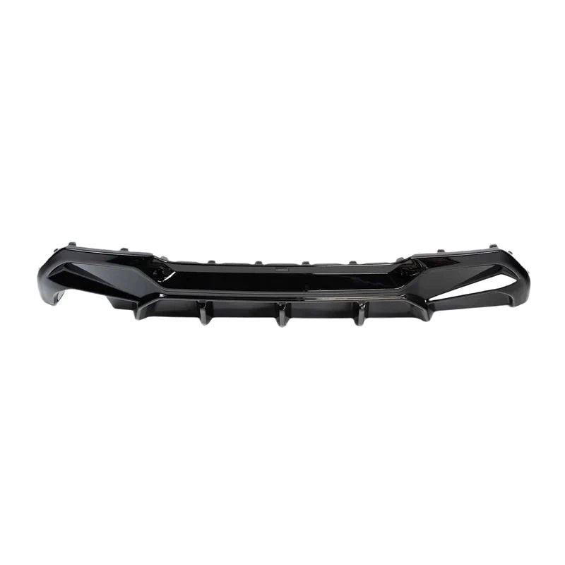 BMW 1 SERIES M SPORT F40 SINGLE EXIT (116I 116D 118I 118D) EVO-1 GLOSS BLACK REAR DIFFUSER BY ZAERO (2019+)